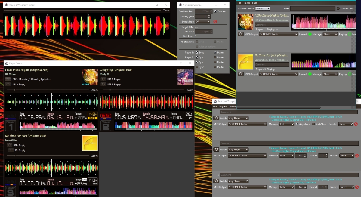 Beat Link Trigger, el software gratuito para sacar partido a una red Pro DJ Link de reproductores Pioneer